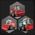 Case Ih Mammut 7800/Mengele Mammut 6800 et Massey Ferguson 5170